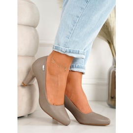 PJ1 Klassische Pumps an Eleanor Cappuccino Bar beige 1