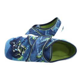 Befado Kinderschuhe 273Y306 blau grün 5