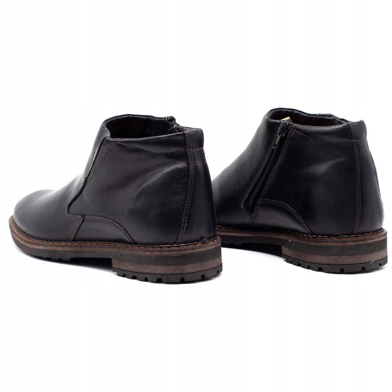 Mario Pala 293MP schwarze Herren Winterstiefel braun 3