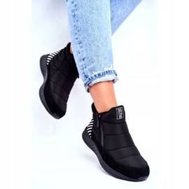 Damen Sportstiefel Big Star Black GG274470 weiß schwarz 3