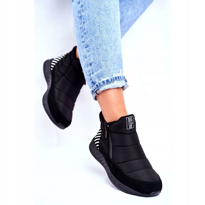 Damen Sportstiefel Big Star Black GG274470 weiß schwarz 3