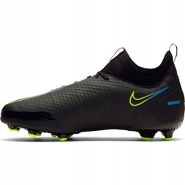 Nike Phantom Gt Academy Df FG / MG Jr CW6694-090 Fußballschuhe schwarz schwarz 2