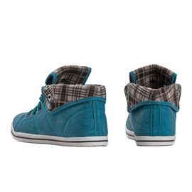 Hohe Sneakers Konwers DD52 Blau 1