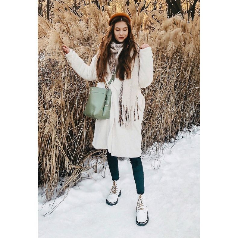 Damenstiefel Lederstiefel Weiß GOE GG2N3057A 1