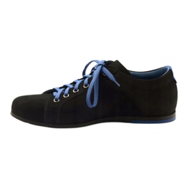 Schwarze Herren Sportschuhe Pilpol C191 blau 2