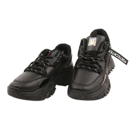 Evento Sport-Damen-Sneaker News 21SP26-3925 schwarz 3