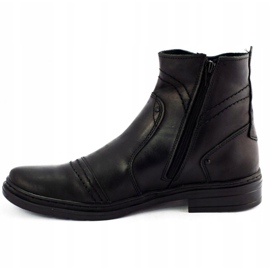 Polbut Herren Winter Chelsea Boots 252 schwarz 1