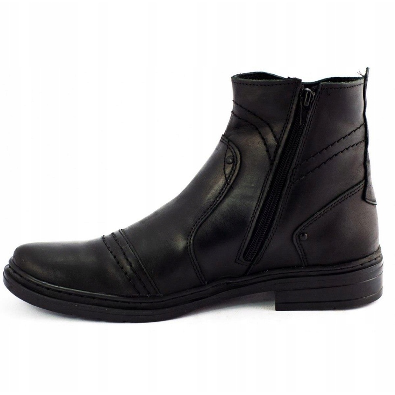 Polbut Herren Winter Chelsea Boots 252 schwarz 1