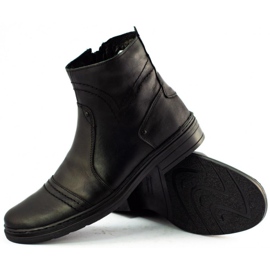 Polbut Herren Winter Chelsea Boots 252 schwarz 2