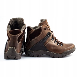 KENT Herren Winterschuhe 119 braun trekking 3