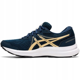 Damenschuhe Asics Gel-Contend 7 marineblau 1012A911 401 navy blau golden 1