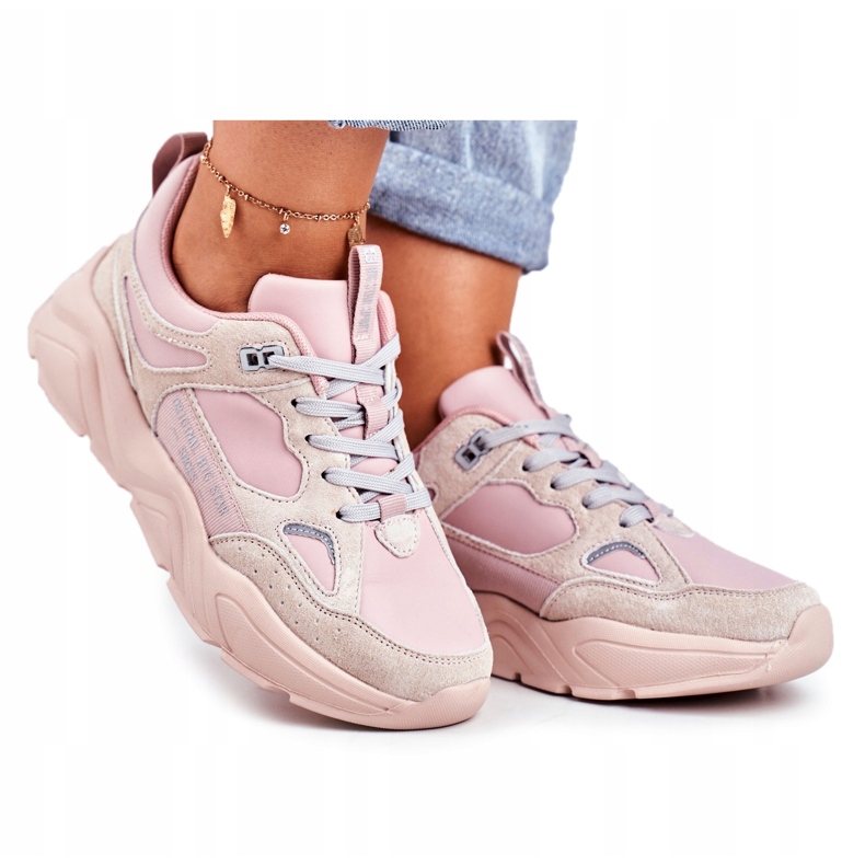 Hell Rosa Big Star GG274655 Turnschuhe beige 2