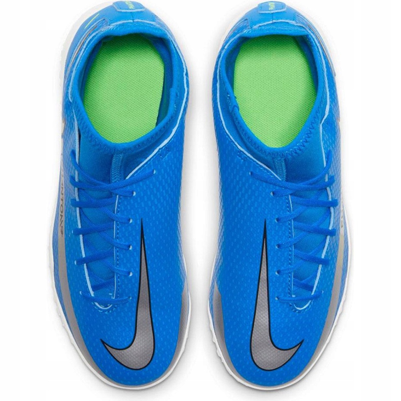 Nike Phantom Gt Club Df Tf Junior CW6729 400 Fußballschuh blau blau 1