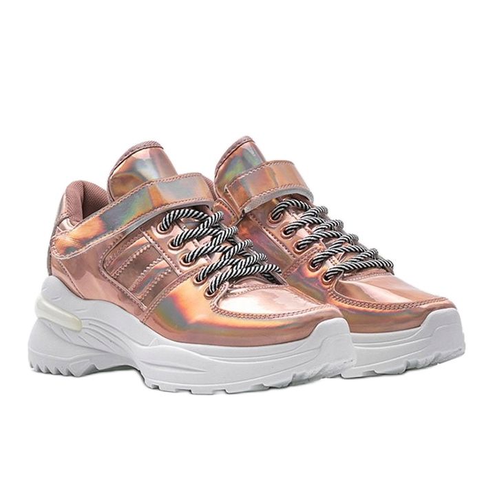 Rosa holografische Lollypop-Turnschuhe 1
