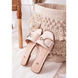 PS1 Elegante Hausschuhe für Damen Beige Debbie 2