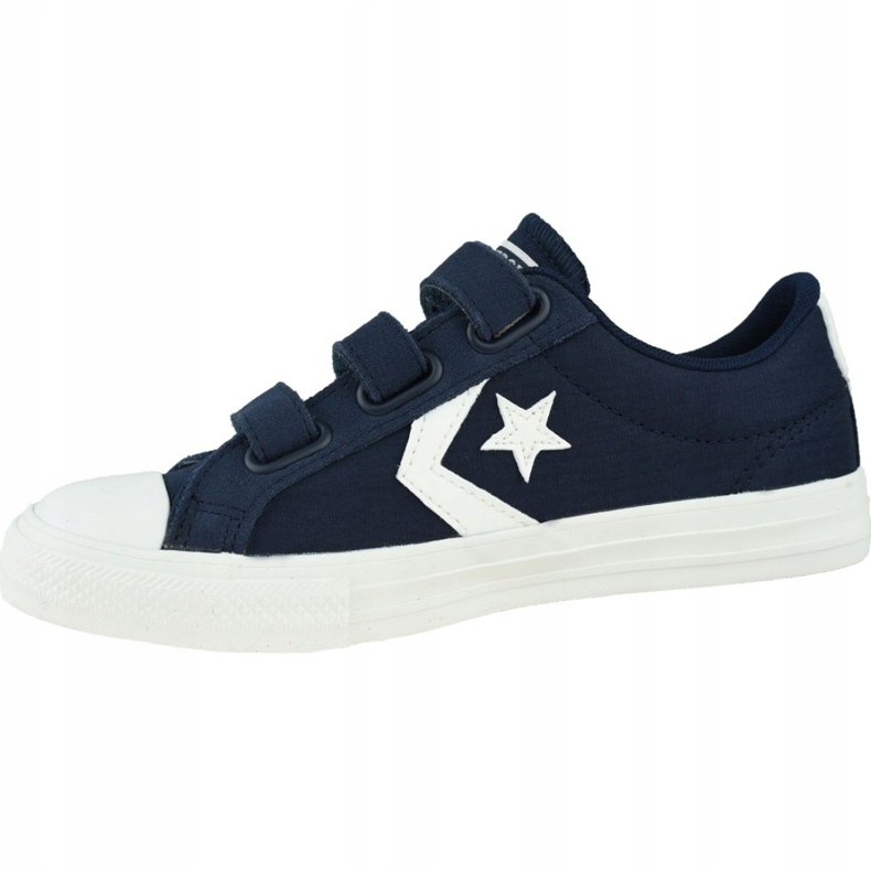 Converse Star Player Low Kinder 667547C Schuhe weiß marineblau 1