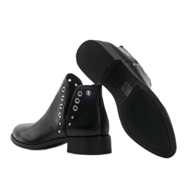 Brielle schwarze Slip-On-Stiefel für Damen 1