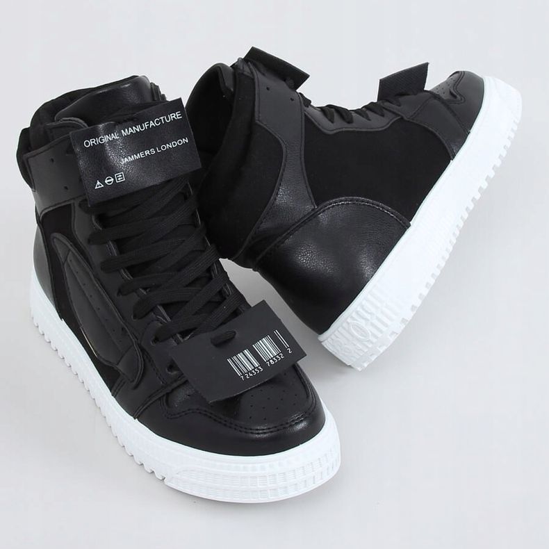 Schwarze Turnschuhe LA139P Schwarz 1