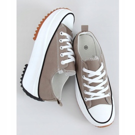 Sneakers Designersohle in Khaki VL137P Grün 1