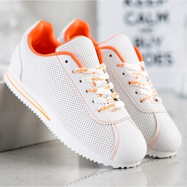 SHELOVET Durchbrochene Sneaker Super weiß 1