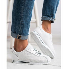 SHELOVET Durchbrochene Sneaker Super weiß 1