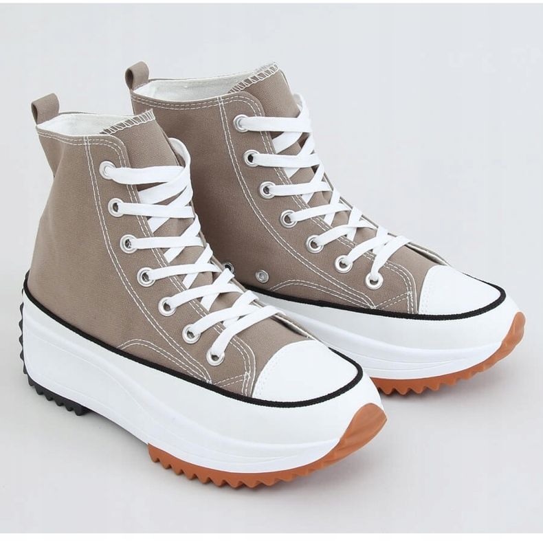 Sneakers Designersohle in Khaki VL135P Grün 1