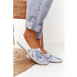 Damen Leder Maciejka Ballerinas Weiß 01930-85 mehrfarbig 1