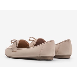 Loafer aus Veloursleder Lena in Beige 1