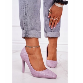 PS1 Elegante violett gesteppte Stilettos Rosanna lila 2