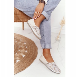 Damen Leder Maciejka Ballerinas Beige-Gold 01930-81 golden 1