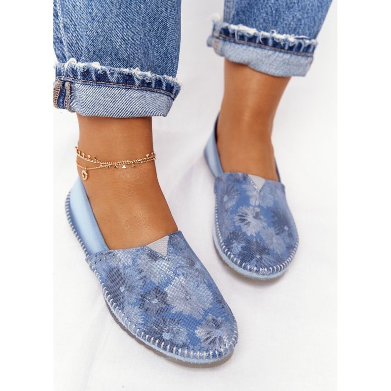 Blaue Ballerinas für Damen Maciejka 01930-72 / 00-0 2