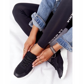 FB2 Black Delusion Damen Sneakers auf großer Sohle schwarz 2