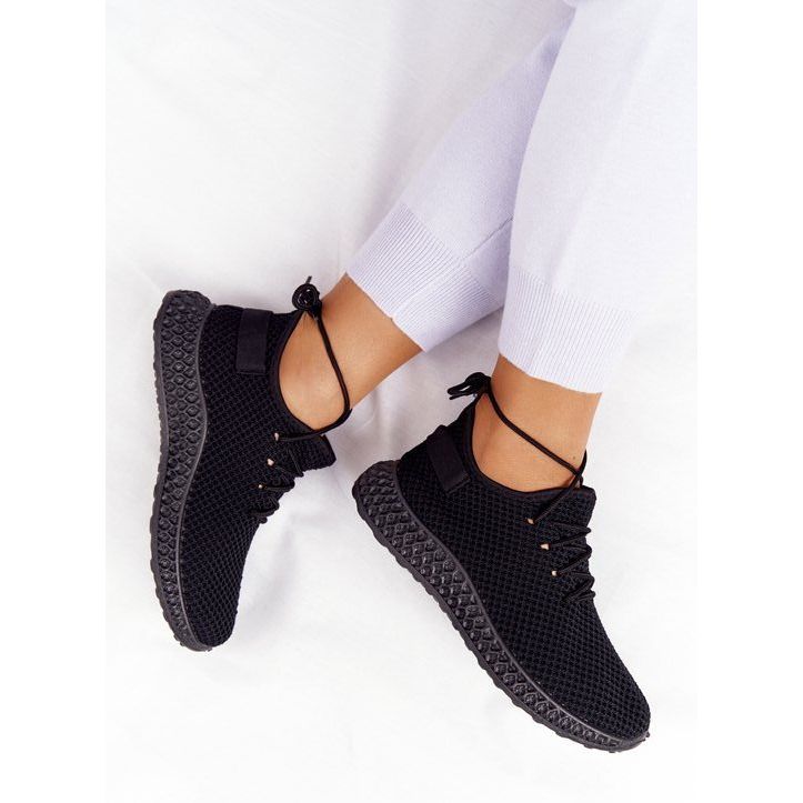 PS1 Damen Sportschuhe Slip-on Schwarz Run Away 2