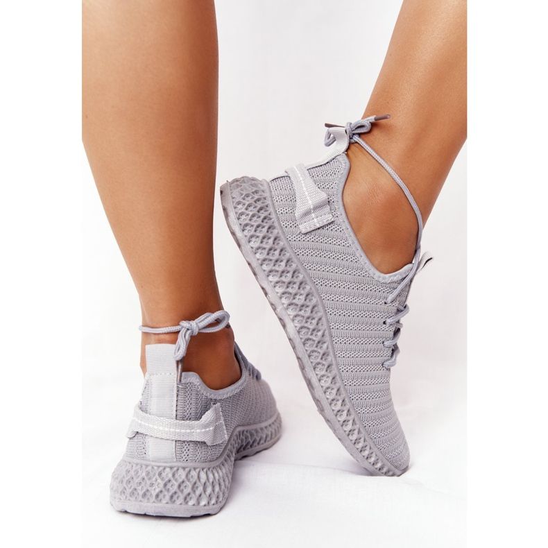 PS1 Damen Sportschuhe Slip-on Grau Do It 2