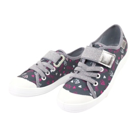 Befado Kinderschuhe 251Q138 rosa grau 3