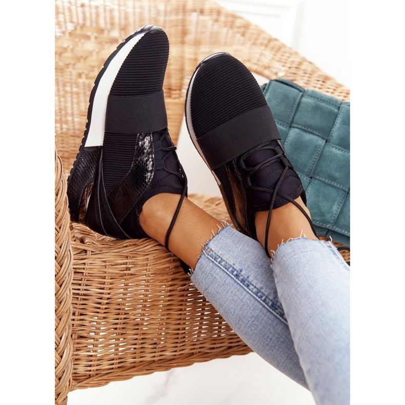 FB2 Damen Sportschuhe Sneakers Schwarz Netta 1