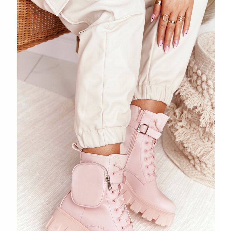 PS1 Plateaustiefel Arbeiter Rosa Samstag 2