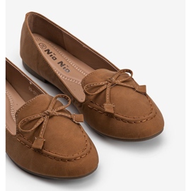 Braune Wildleder Ballerinas von Amara 2