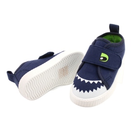 News Krokodil-Kinder-Turnschuhe 21DZ26-3923 Marine blau blau 3
