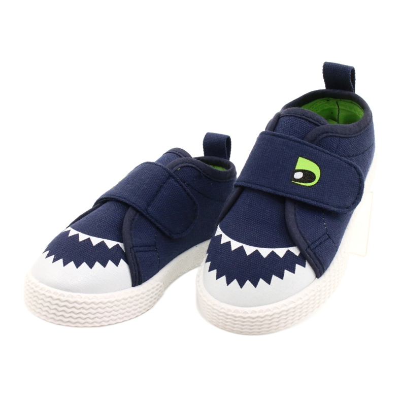 News Krokodil-Kinder-Turnschuhe 21DZ26-3923 Marine blau blau 2