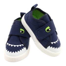 News Krokodil-Kinder-Turnschuhe 21DZ26-3923 Marine blau blau 5