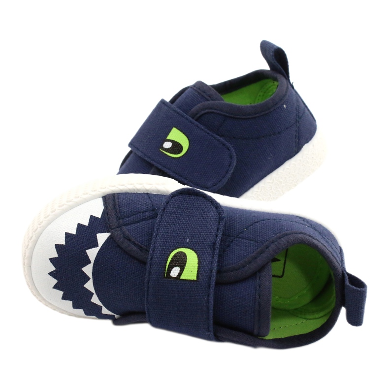 News Krokodil-Kinder-Turnschuhe 21DZ26-3923 Marine blau blau 4