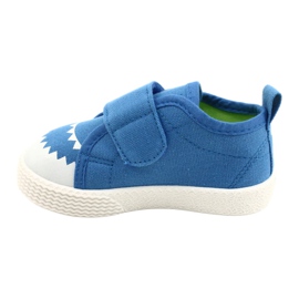 News Klettkinder-Turnschuhe Krokodil 21DZ26-3923 Blau 1