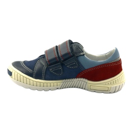 Jungenschuhe mit Klettverschluss Bartek 85585 marineblau rot 2