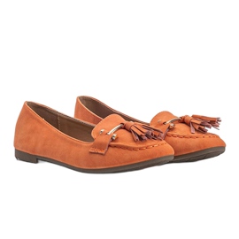 Ana Loafer mit orangen Fransen 1