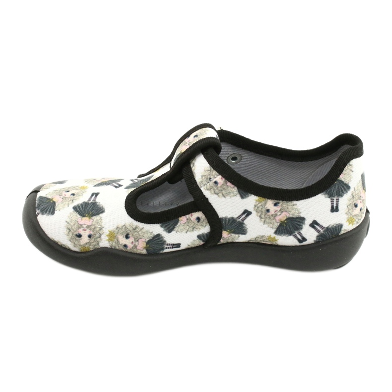 Befado Kinderschuhe blanka Prinzessin 115X007 schwarz ecru 2