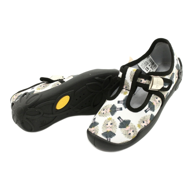 Befado Kinderschuhe blanka Prinzessin 115X007 schwarz naturfarben 4