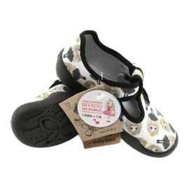 Befado Kinderschuhe blanka Prinzessin 115X007 schwarz naturfarben 5