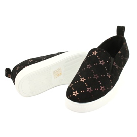 Evento Sport-Slipper aus Wildleder 21DZ26-3931 ['schwarz', 'gold'] schwarz 3