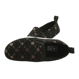 Evento Sport-Slipper aus Wildleder 21DZ26-3931 ['schwarz', 'gold'] schwarz 4